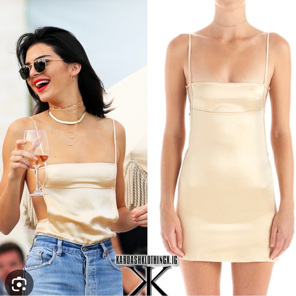 ARE YOU AM I Small Misa gold dress